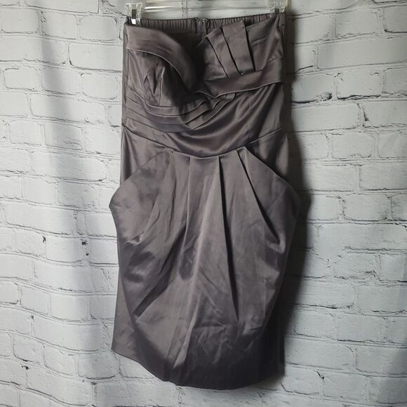 Gray Wishes Short  Dress - Picture 1 of 6